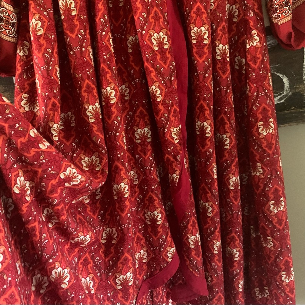 New Boho Floral Print Gypsy Midi Maxi Dress - Picture 7 of 10